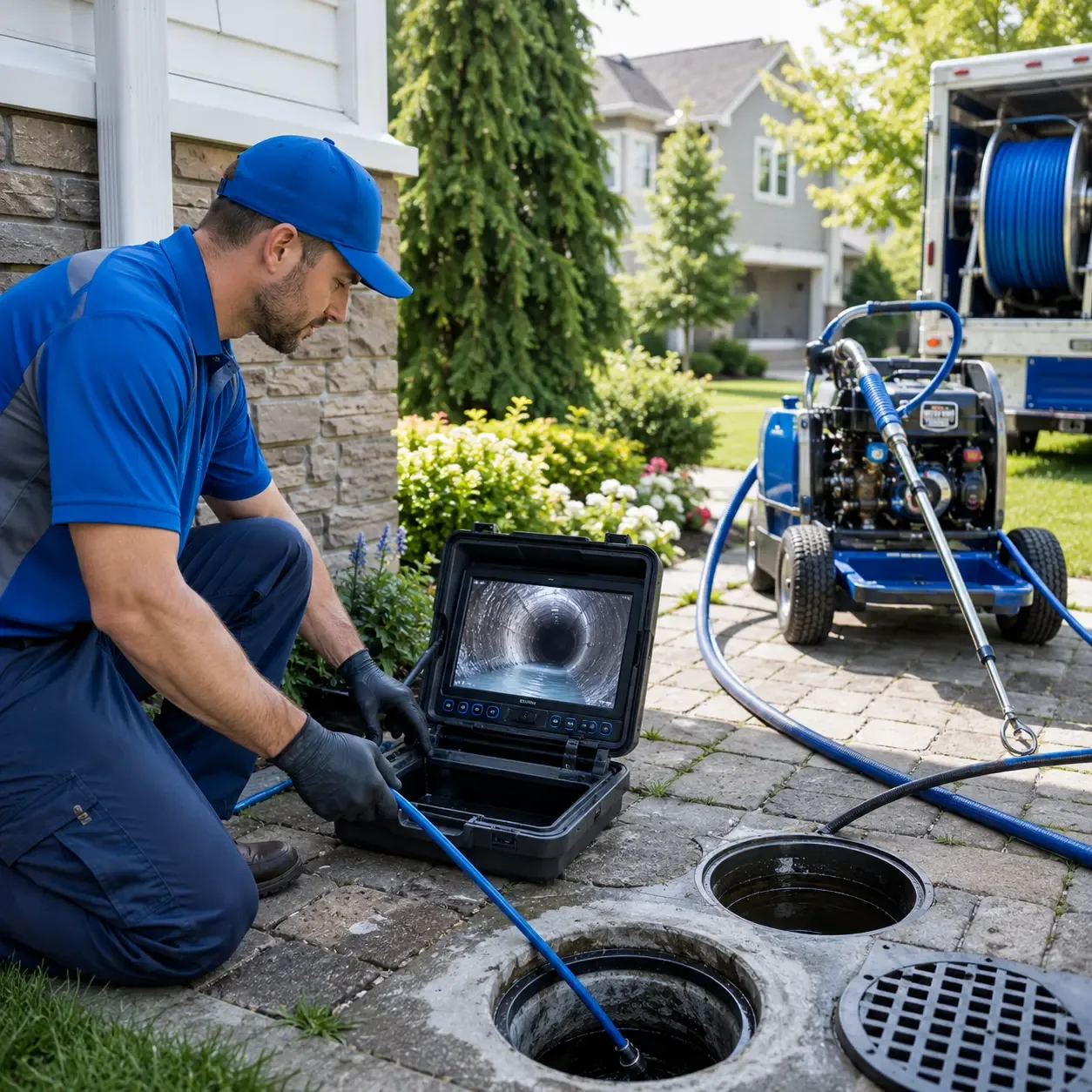 Outdoor drain cleaning professionals serving Cotton Center, TX